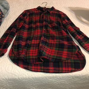 American eagle plaid button down